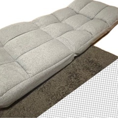 【美品】フルフラット座椅子 ライトグレー EAMZ-GYの画像