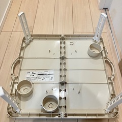簡易アウトドアテーブルの画像