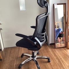 ハイバックワークチェア【町田市再生家具】242753の画像