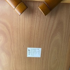 脚折りたたみローテーブルの画像