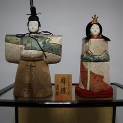江戸木目込人形　神雛　秀華作の画像
