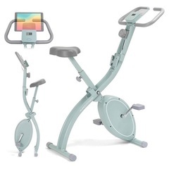 【75％OFF】アルインコ(ALINCO) フィットネスバイク クロスバイク 静音 サドル調整 組立簡単 家庭用 折りたたみ 健康器具 ダイエットの画像