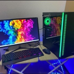 中古ゲーミングPC (中古キーボード、モニター、マウス付き)