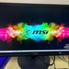 中古ゲーミングPC (中古キーボード、モニター、マウス付き)の画像