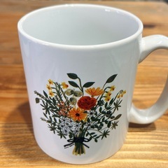 花束デザインマグカップの画像