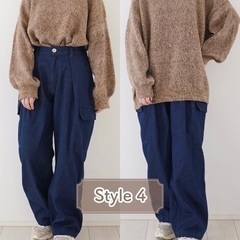 新品しまむらセーターブラウンLの画像