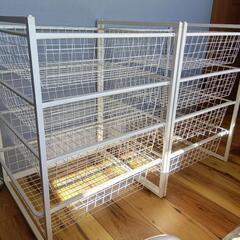 イケア　収納ラック2つセット