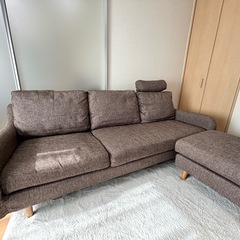 【お譲り先決定】
お返事できず申し訳ありません3人掛けソファの画像