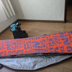 スノーボードセット＋スノーボードウェアセット(単品販売可能)の画像
