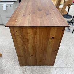 ★ジモティ割あり★  デスク 茶色 H73×D57×W140 クリーニング済み TJ10486の画像