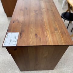 ★ジモティ割あり★  デスク 茶色 H73×D57×W140 クリーニング済み TJ10486の画像