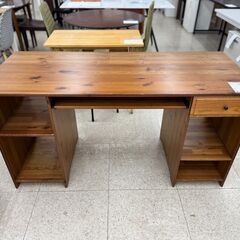 ★ジモティ割あり★  デスク 茶色 H73×D57×W140 ク...