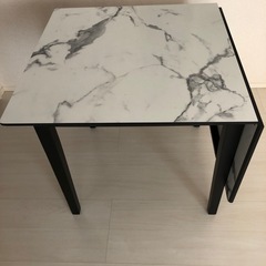 【美品】幅75 - 120 伸縮 ダイニングテーブル の画像