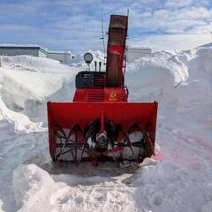 【ジャンク】岩見沢市より　除雪機　ヤンマー　YSR90DXの画像