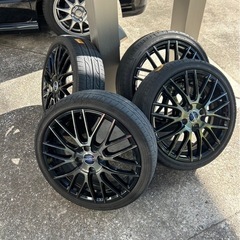 軽自動車　MONZA 16インチ　＋45　タイヤ付き　4本セット 4H