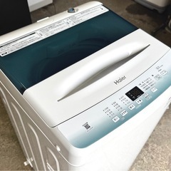 札幌市内配送可 【6ヵ月保証付き】 22年製 Haier ハイアール 4.5kg 全自動洗濯機 JW-U45HK  