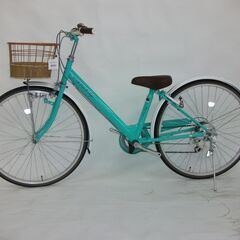☆新品・未使用　子供用自転車　26インチ　グリーン　外装6段変速　ソーキュート　サイクルギャリラリー周南の画像