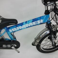 ☆新品・未使用　幼児用自転車　16インチ　ハマーキッズ　カモフラージュブルー　サイクルギャリラリー周南の画像