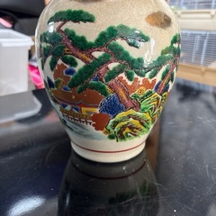 九谷焼　花瓶の画像
