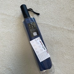 新品　特大折り畳み傘　紺色の画像