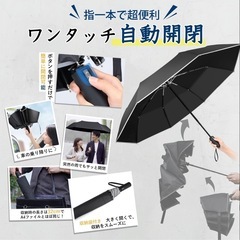 新品　特大折り畳み傘　紺色の画像