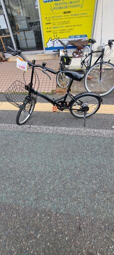リサイクルショップどりーむ天保山店　No1536　自転車　20インチ　切り替え・カゴ付き　写真参照　おすすめ品