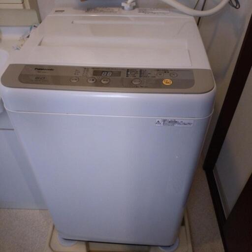 洗濯機　パナソニック　6kg