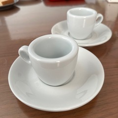エスプレッソ用カップ&ソーサー2組の画像