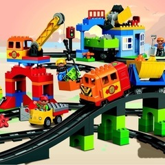 【中古LEGO】duploトレインセットの画像