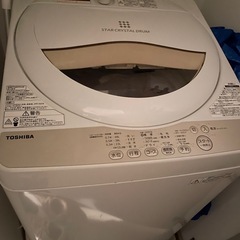 東芝　洗濯機　2016年製造の画像