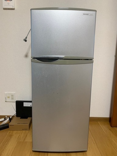 シャープ　中古　冷蔵冷凍庫　SJ-H12W-S