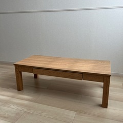 長方形リビングテーブル　の画像