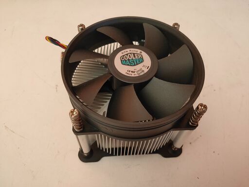 【中古動作確認美品】COOLER MASTER CM12V CPUクーラー　バックプレート付き　LGA115X用