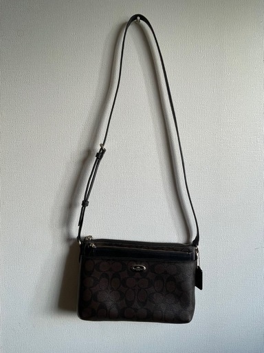 美品coachショルダーバッグ