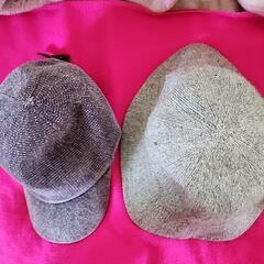 帽子２個(キャップ。つば付き)