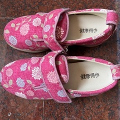 新品　あゆみ 介護用靴　💐花柄