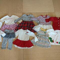 【値下げしました】はらぺこあおむし他　女の子用の衣類　90〜100cm