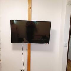43型 テレビ 突っ張り棒 