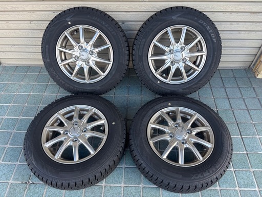 ※終了※昨年1シーズンのみ使用★145/80R13 スタッドレスタイヤ