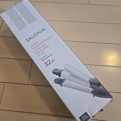 サロニア\nSALONIA 2WAYヘアアイロン