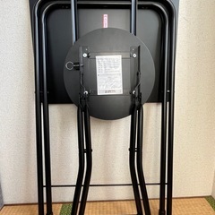 [山善] 折りたたみ デスク チェアセットの画像