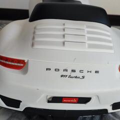 【引き取り限定】ポルシェ 911 turboS 乗用玩具 足こぎおもちゃの画像