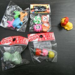 【未使用】おもしろ　消しゴム　まとめて　海のいきもの　動物　iwako
