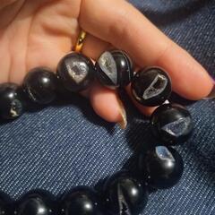 黒瑪瑙笑口ブレスレットの画像