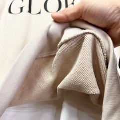 (新品)スウェットベストMベージュの画像