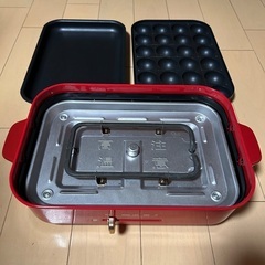 美品　BRUNO コンパクトホットプレート たこ焼き&平面など色...