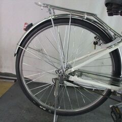Ｄ982　★限定特価　整備済み★ブリヂストン　アルベルト★ 中古自転車 【　26インチ　白　 】 の画像
