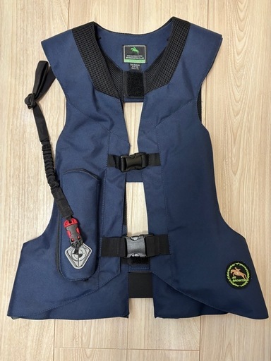 エアバッグ機能付き乗馬ベストMネイビー