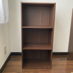 お取引完了　三段カラーボックス2個