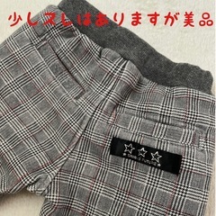 美品　80サイズ 裏地あったかパンツ 3枚セット 裏起毛　キッズ　ベビーの画像
